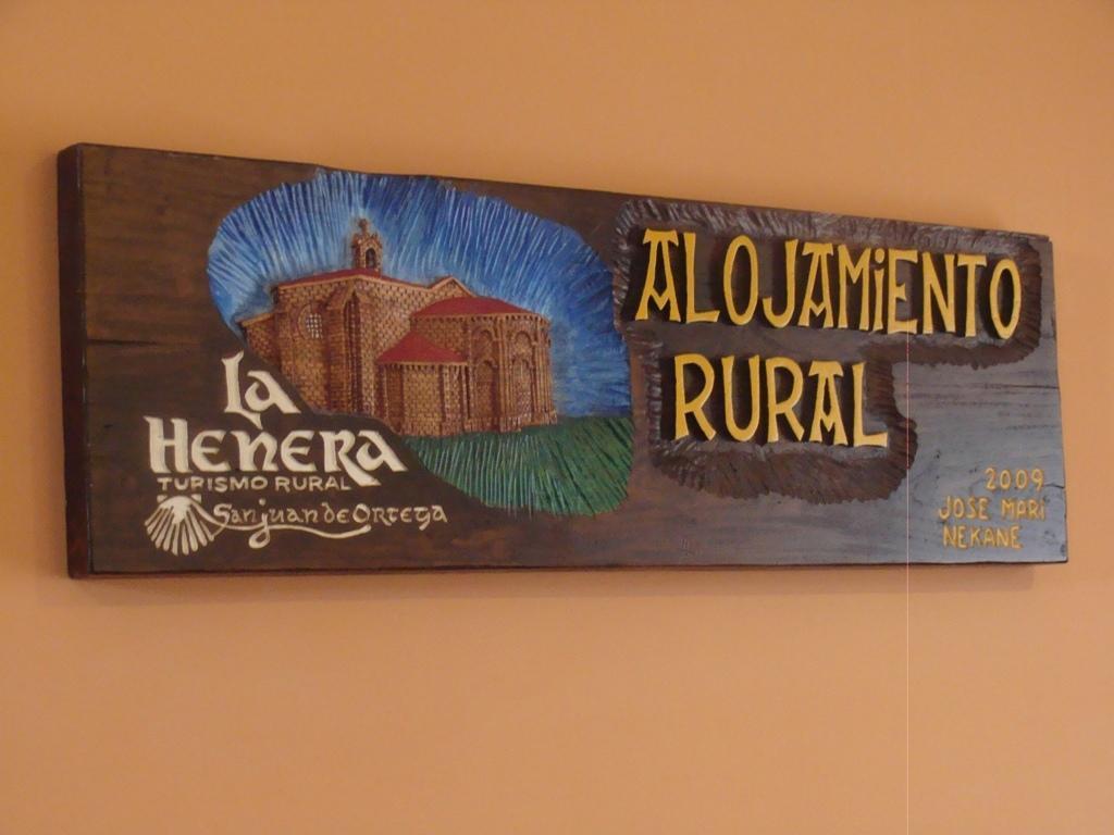 Alojamiento Rural La Henera 圣胡安德奥尔特加 外观 照片